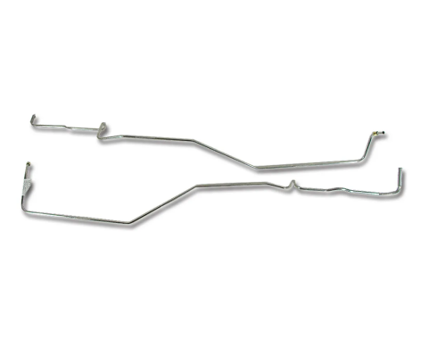Corvette Auto Transmission Cooler Lines, Stainless Steel 454, 1970-1974