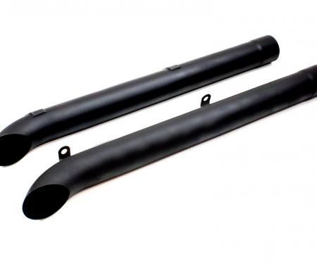 Doug's Headers Corvette Side Tubes, Black, 1963-1982