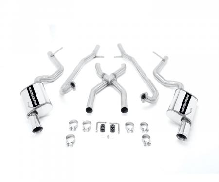 Corvette Exhaust System, Cat-Back, Stainless Steel, Polished Stainless Tips, Chevy, 327, 350, Kit, 1969