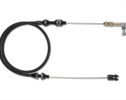 Lokar Midnight Series Throttle Cable, For Vehicles with TPI, 1985-1995