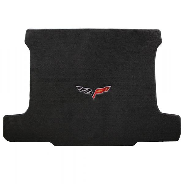 Lloyd Mats CORVETTE 2005-2013 CONVERTIBLE CARGO MAT EBONY VELOURTEX C6 LOGO Lloyd Mats CORVETTE 2005-2013 CONVERTIBLE CARGO MAT EBONY VELOURTEX C6 LOGO