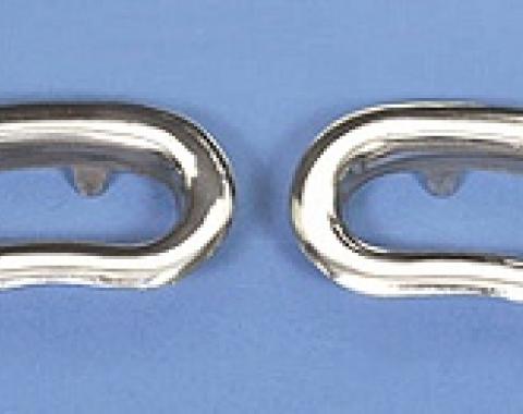 Corvette Open Knob Bezel, Door Panel, 1962-1964