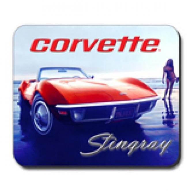 Corvette Beach Vette Mouse Pad