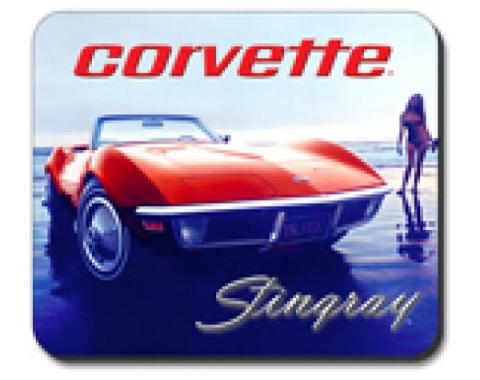 Corvette Beach Vette Mouse Pad