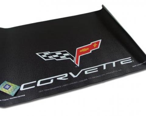 Fender Gripper® Cover, Black with Corvette C6 Logo