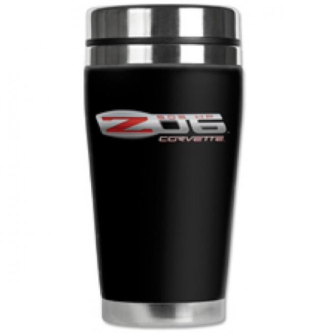 Corvette Mugzie® brand Travel Mug - Corvette Z06 Logo