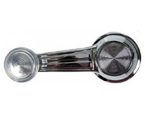 Classic Headquarters Replacement Window Crank, Clear Knob W-408