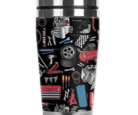 Mugzie® brand Travel Mug - Auto Mechanic Tools