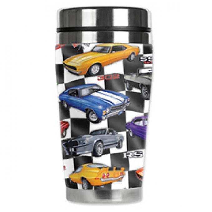 Mugzie® brand Travel Mug - 60's Hot Rods