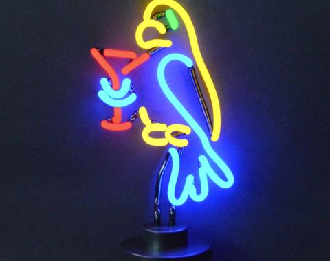 Neonetics Neon Sculptures, Parrot Margarita Neon Sculpture