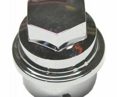 Corvette Lugnut Cover, Chrome, 2000-2004