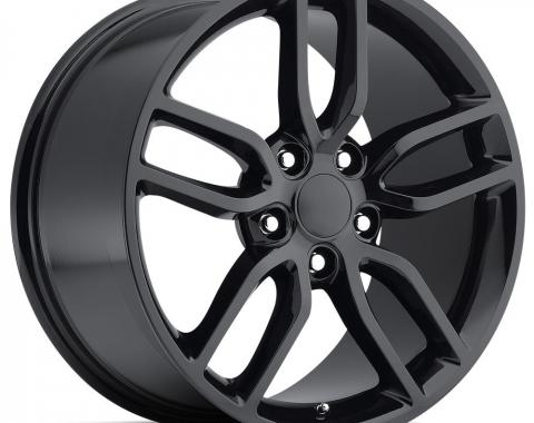 Corvette Wheel, Z51 Style, Gloss Black, 18" x 8.5", +56 Offset, 1988-2017