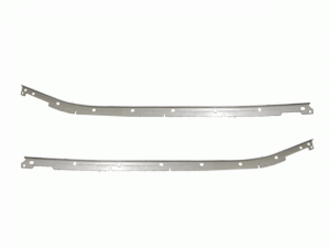 Corvette Side Window Outer Trim Moldings, Pair, Left And Right, 1969-1982