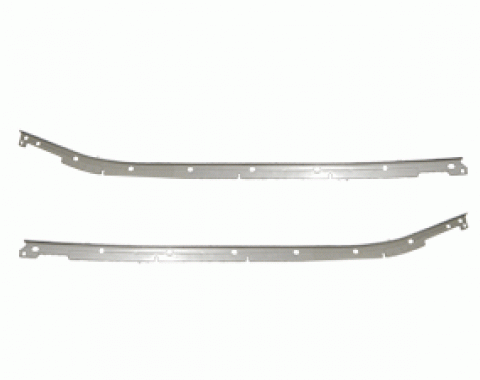 Corvette Side Window Outer Trim Moldings, Pair, Left And Right, 1969-1982