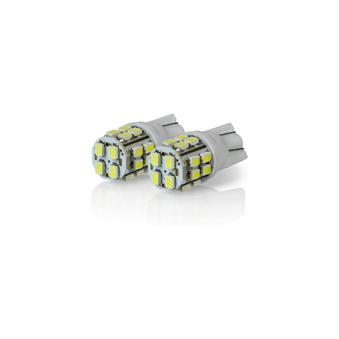 Corvette White SMD LED Light Bulb, #194, Pair, 1997-2013