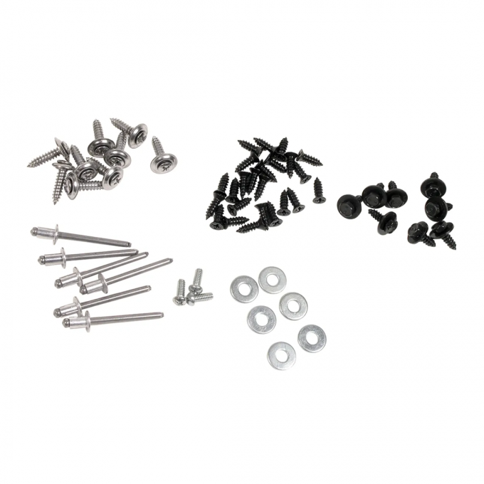 Corvette Rear Compartment Hardware Screw Set, 1978-1979