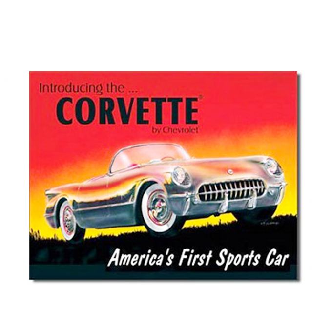 Corvette 53'  Tin Sign