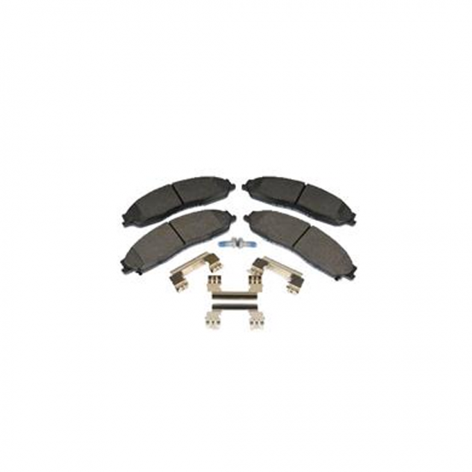 Corvette Brake Pad Kit, Front Axle, AC Delco, 2003-2013