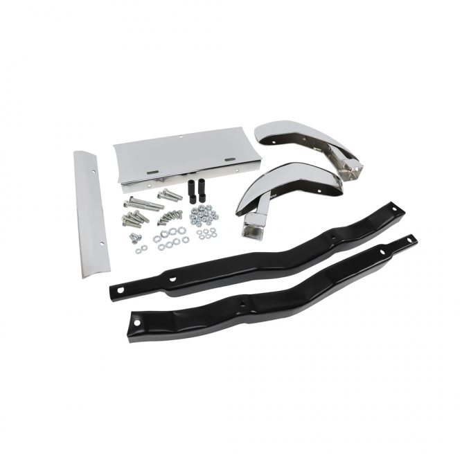 Corvette Front License Bumper Assembly Kit, 1958-1960