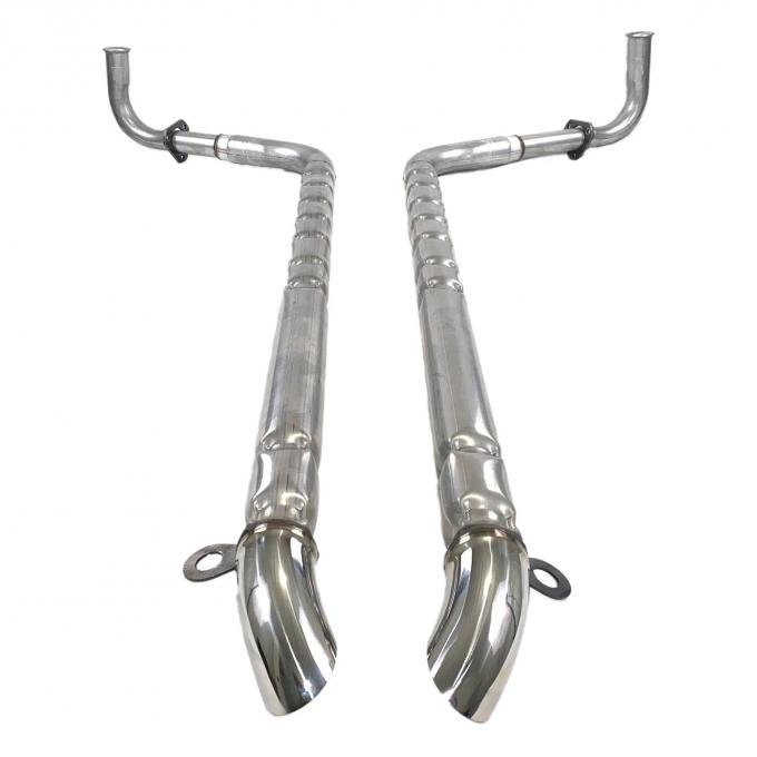 Highflow Performance 63-67 Corvette Aluminized Side Exhaust 2" Inner Baffle MY2206 | 2.5" Big Block Manifold Size