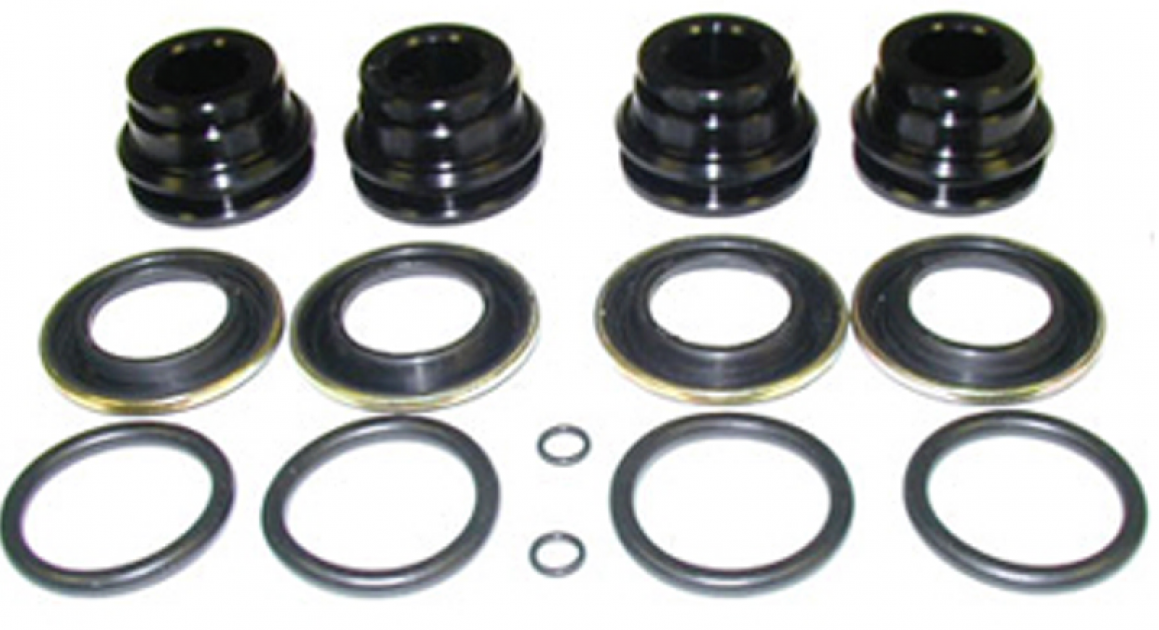 2 Wheels 1967-82 Corvette Front Disc Brake Caliper Lip Seal Kits w/ OE Pistons 2 Wheels 1967-82 Corvette Front Disc Brake Caliper Lip Seal Kits w/ OE Pistons