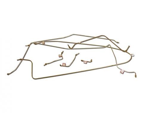 Corvette Brake Line Set, without Power Brakes, 1963-1964