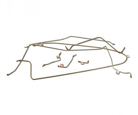 Corvette Brake Line Set, without Power Brakes, 1963-1964