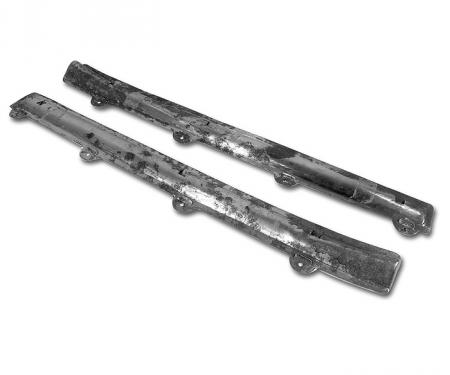 Corvette Door Panel Rails, Upper, 1956-1957