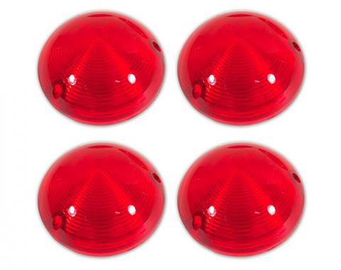 Corvette Bubble Taillight Lenses, 4 Piece Set, 1968-1973