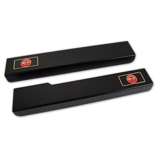 Corvette Sill Covers, Imperial Black, 1984-1987