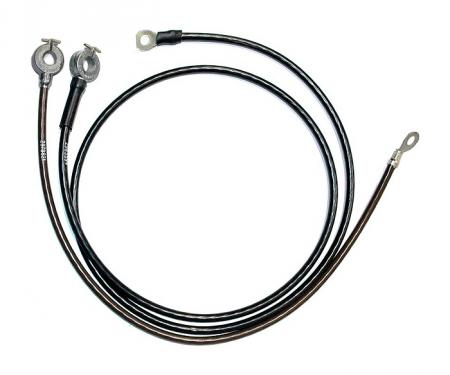 Corvette Battery Cables, 327 With Air Conditioning, 396, 1964-1965