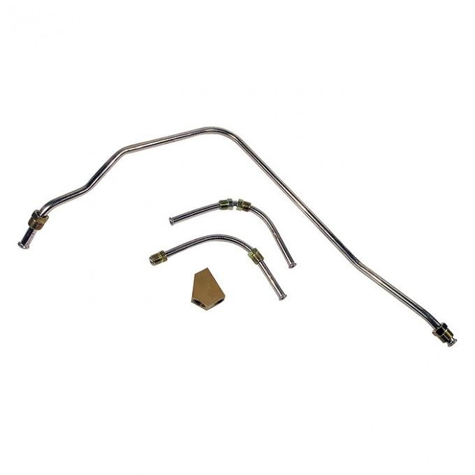 Corvette Gas Line, Stainless Steel Pump to Carb 425HP, 1966