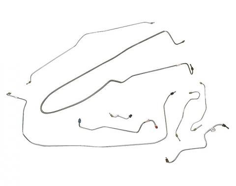Corvette Brake Line Set, without Power Brakes, 1969