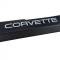 Corvette Black Sill Ease Protectors, With White Letters, 1990-1996