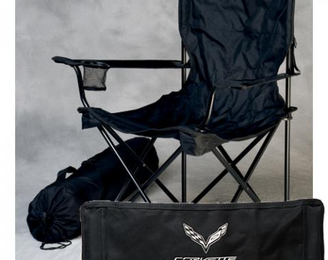 Corvette Folding Arm Chair, With C7 Emblem