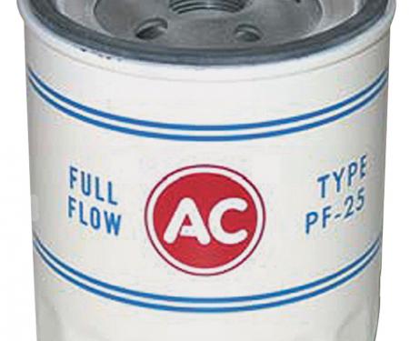 Corvette Oil Filter, PF25, AC Delco, 1968-1977