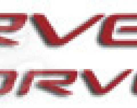 Corvette Corvette Lettering Kit, Front & Rear, 1997-2004