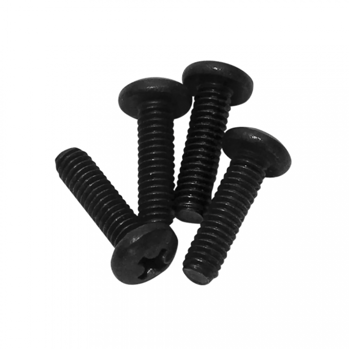 Corvette Coupe Rear Compt Lock Screws, 4 Piece, 1984-1996