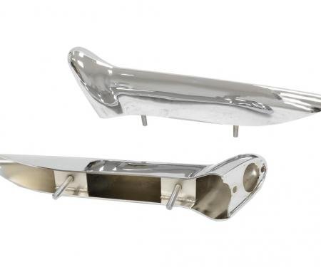 56-57 Rear Inner Horizontal Bumpers - Pair