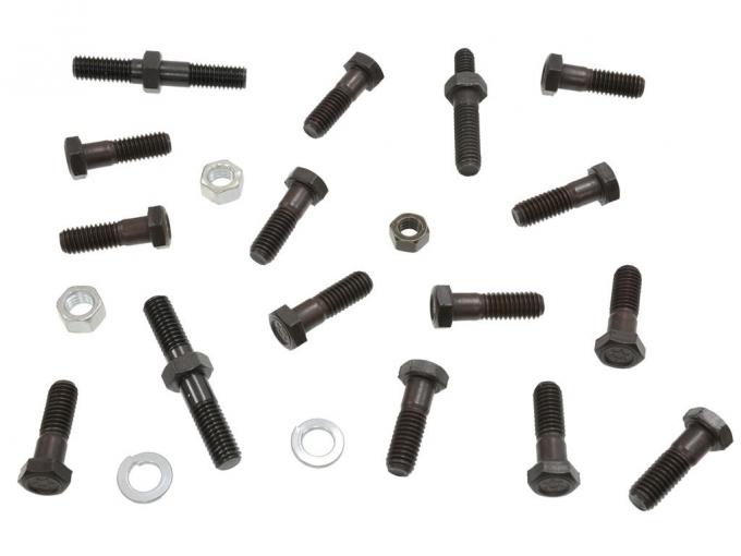 66-74 Exhaust Manifold Bolt Set - 427 / 454 With Air Conditioning And Power Stee