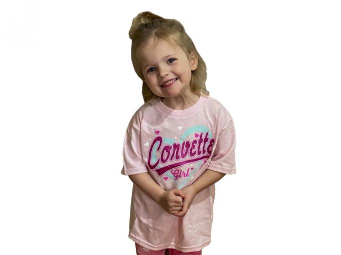 Corvette Girl Young Love Toddler or Youth Tee