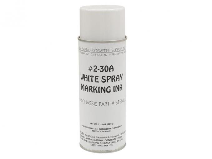 63-72 Frame Part Number Stencil Ink - White Spray