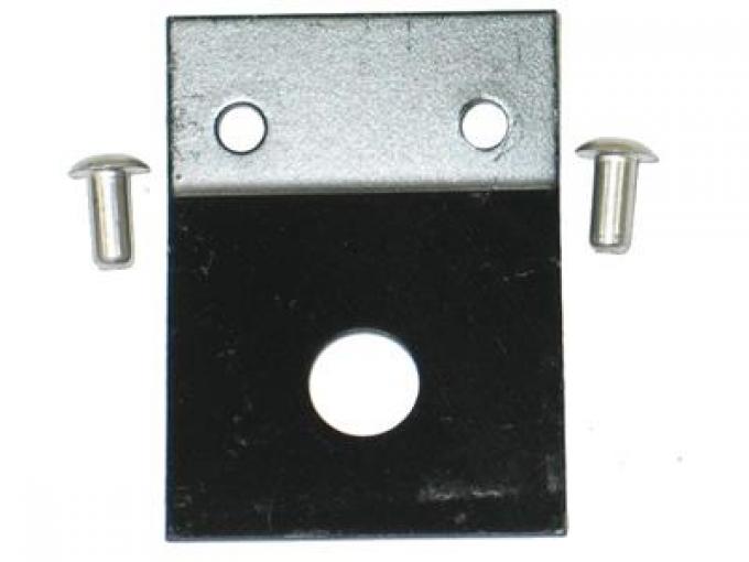 63-67 Radio Mounting Bracket - Rivets To Dash