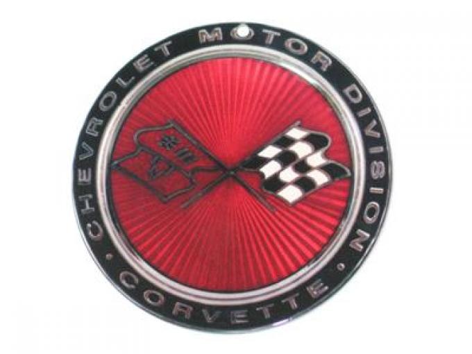 73-74 Magnet - C3 73-74 Corvette Front Emblem - 4" - Photo Steel