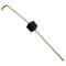 78-82 LH Rear Vertical Door Lock Rod with Grommet