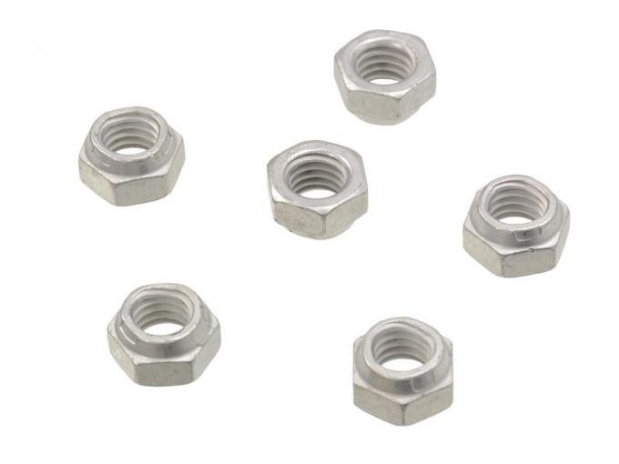 56-82 Exhaust Manifold Nut Set - Correct Top Lock Type - 6 Pieces