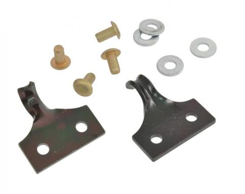 63-82 Jack Hold Down Spring Mount Brackets with Rivets