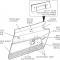56-58 Door Panel Rail Retainer - Front Upper