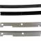 69-82 Convertible Door Outer Window Seals / Felts with Moldings Kit