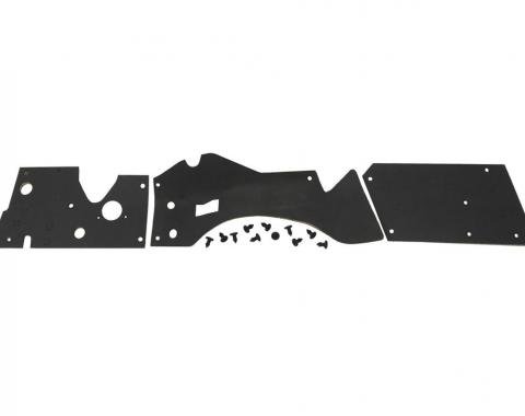 56-57 Firewall Insulation - With Fasteners No Heater